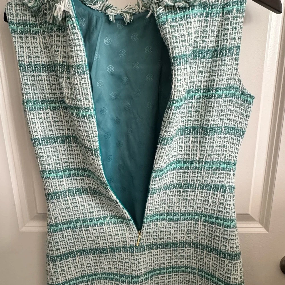 Tory Burch Curtis Tweed Dress Size 2 - Picture 4 of 16